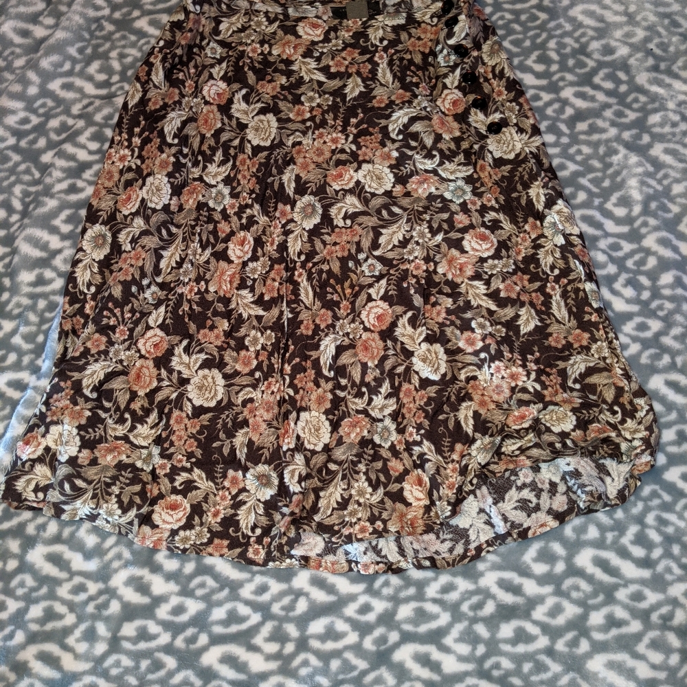 flowery skirt